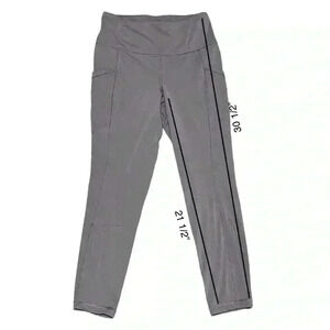 Banana Republic Airsoft 7/8 Leggings, Purple, Size Small